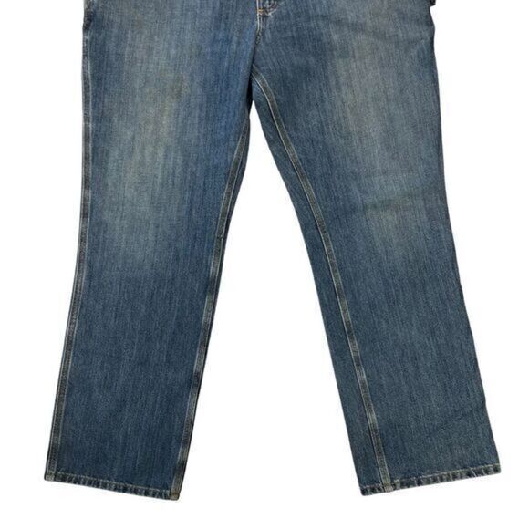 Carhartt Jeans Men Size 40x32 Blue Carpenter Denim Dungaree Fit Pockets Vintage - Picture 5 of 12